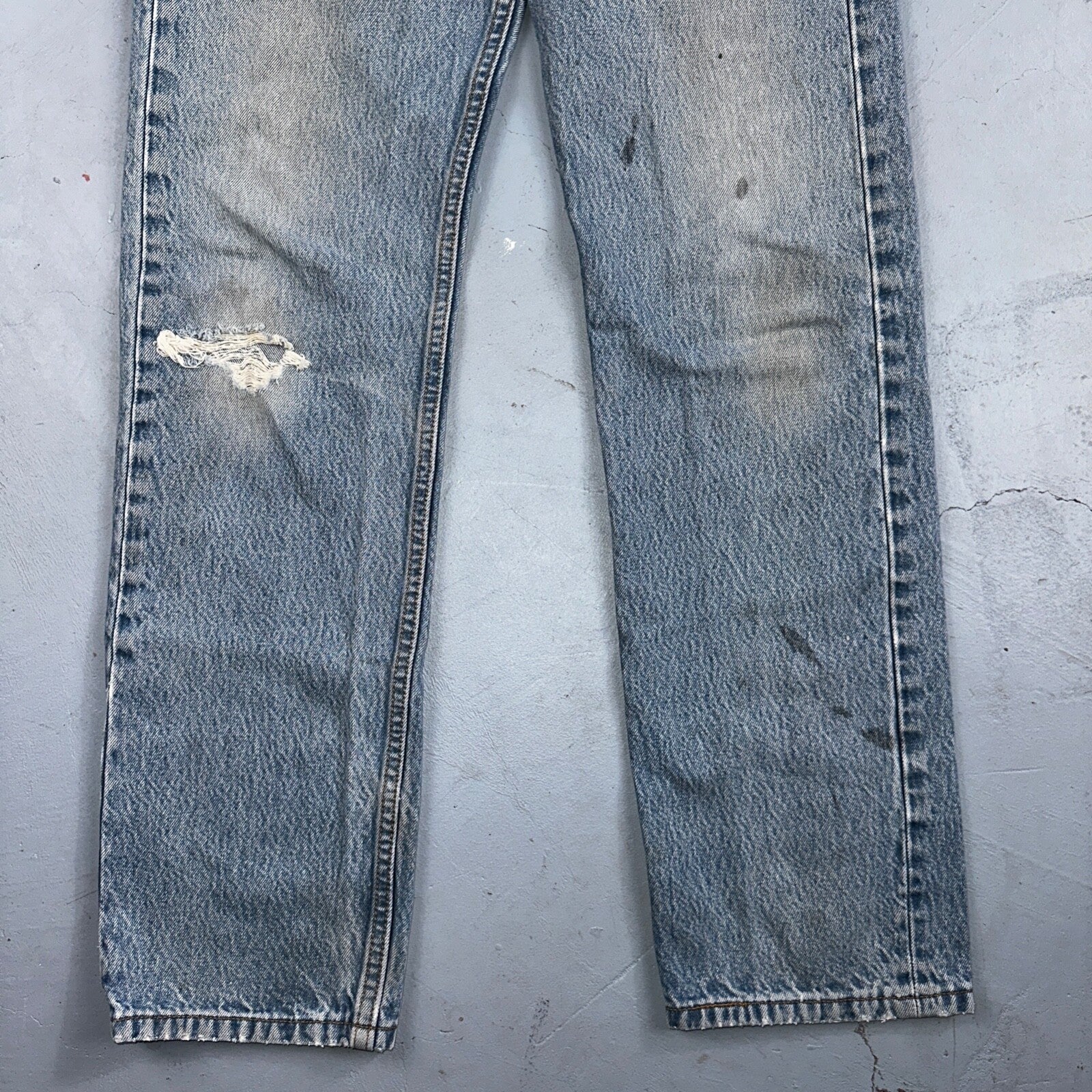 Levis 501 Vintage Y2K XX Straight Leg Jeans 33x36 Light Wash 2000s Act 31x32
