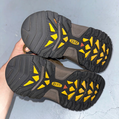 Keen US Mens Size 13 M Targhee III Open Toe Adjustable Waterproof Sandal Brown