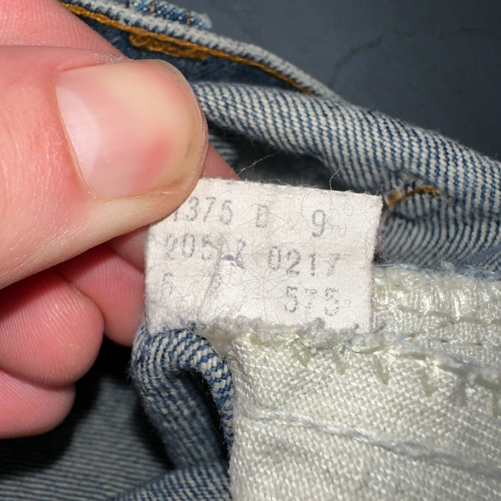 Levis 517 Vintage 80s USA Orange Tab Bootcut Flare Blue Worn Jeans Act 32x26