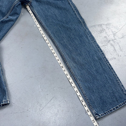 Levis 501 Vintage 80s USA XX Straight Leg Jeans Blue Light Wash 36x32 Act 34x32