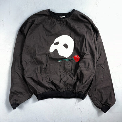 VTG Phantom Of The Opera Sweater Mens Large Black Crewneck Sweatshirt 80s 1988