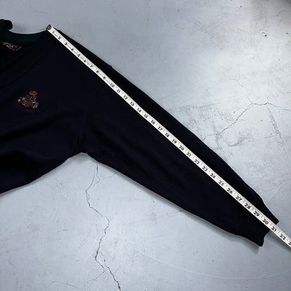 Paul & Shark Yachting Men’s Sweater Navy Patch Pullover Size L Wool V Neck