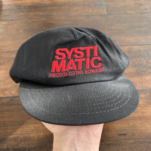 Vintage Systematic Precision Hat Patch Snapback Trucker Summer Gym Vibe Cool 90s