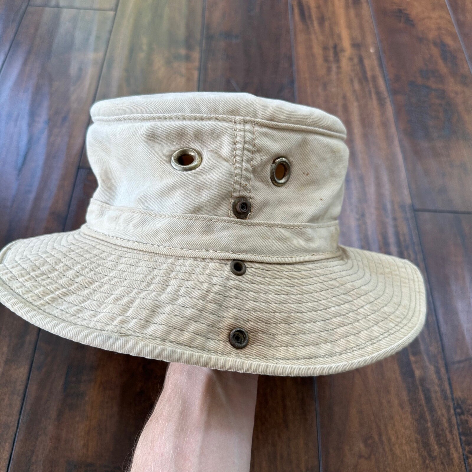 Henschel Canvas Hat Hatquarters USA TAN Mens Western Outdoors Outback Bucket 90s