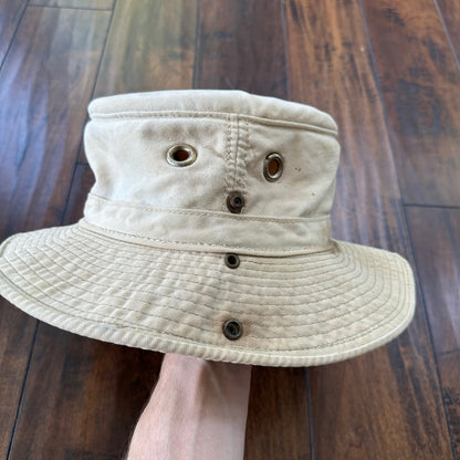 Henschel Canvas Hat Hatquarters USA TAN Mens Western Outdoors Outback Bucket 90s