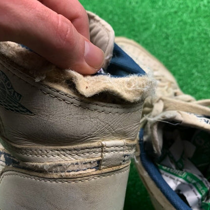 Nike OG 1985 Air Jordan 1 Metallic Blue Chicago Rare Vintage 85 8 Bred Royal