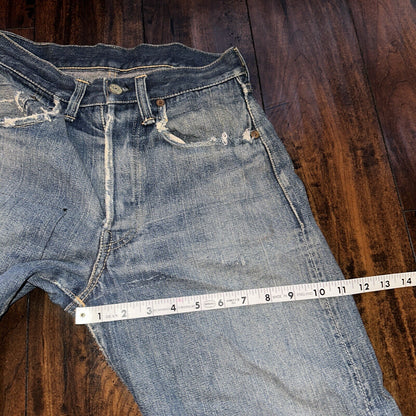 Levis 501 XX Big E True VTG 40s 50s Redline Selvedge Denim Jeans 1940s 25x26