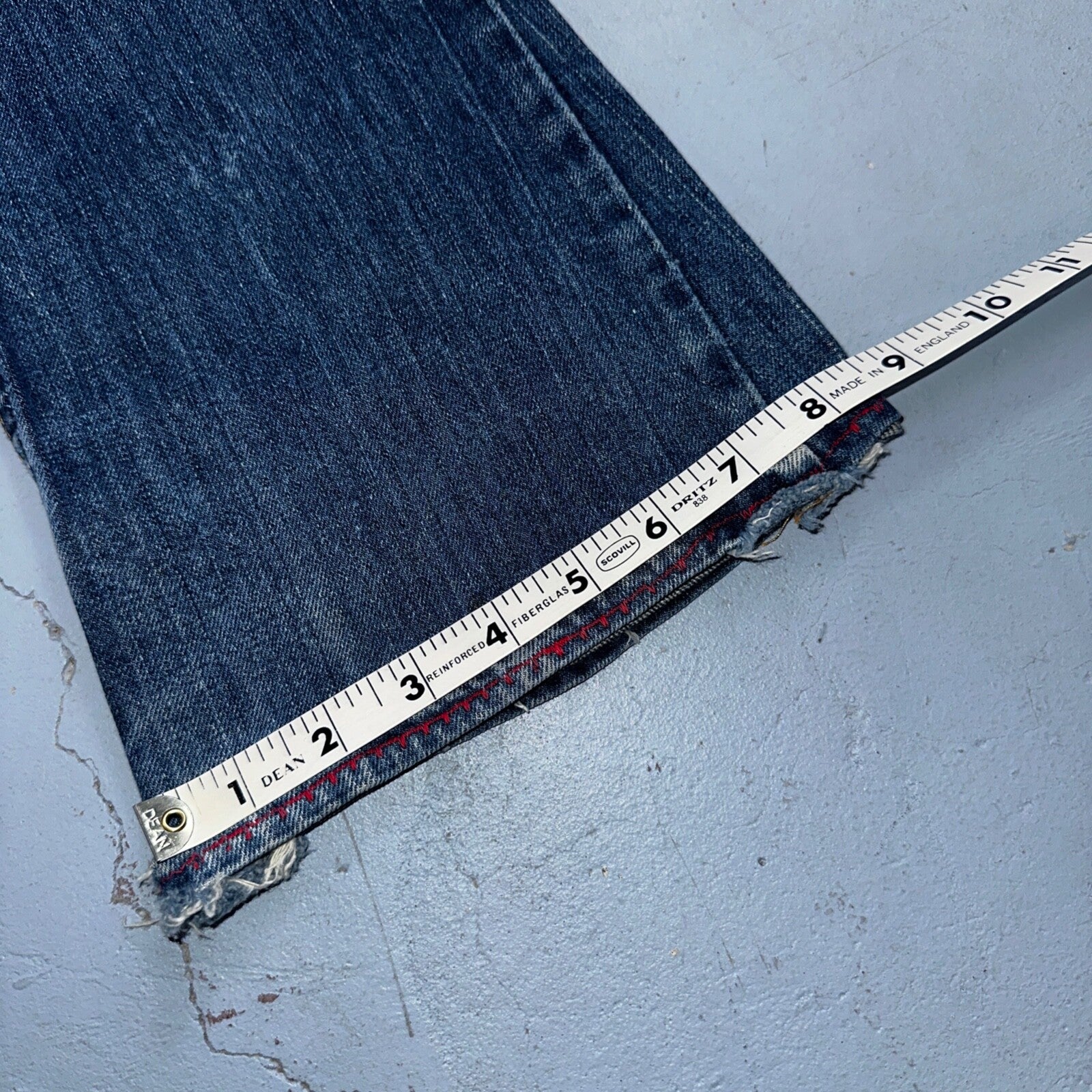 Levis 746 Vintage 70s USA Orange Tab Bootcut Flare Blue Bell Bottom Jeans 29x26