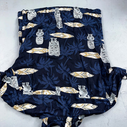 Vintage 90s Kennington Ltd. California Hawaiian Shirt All Over Print Floral Sz L