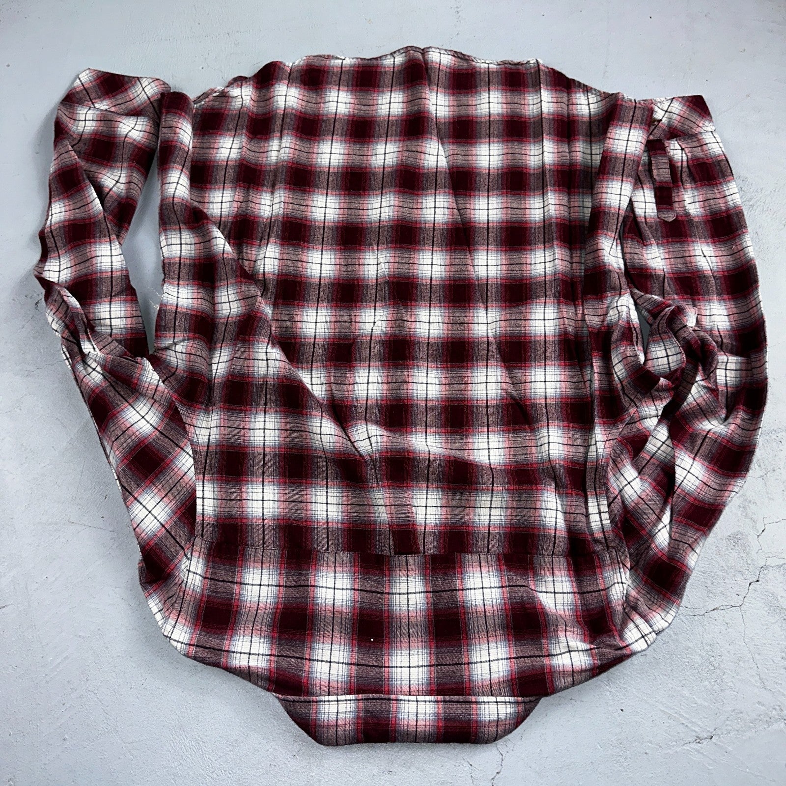 Women’s Pendleton Flannel Shirt Button Up Plaid Magenta Black 90s Punk Grunge XL