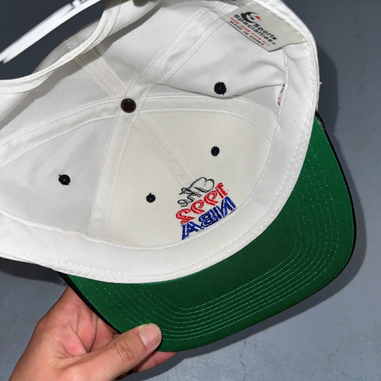Vintage 1992 NBA Finals Hat Cap Sports Specialties The Twill Snapback Bulls