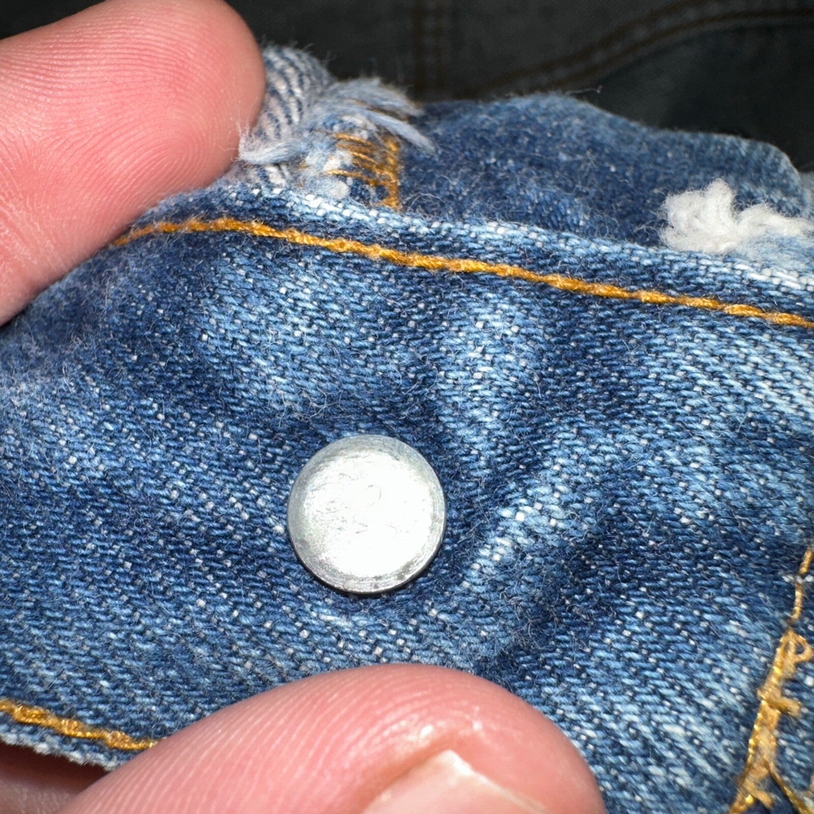 Levis 501 Vintage 80s Redline Selvedge USA XX Jeans Med Wash 48x32 Act 44x26