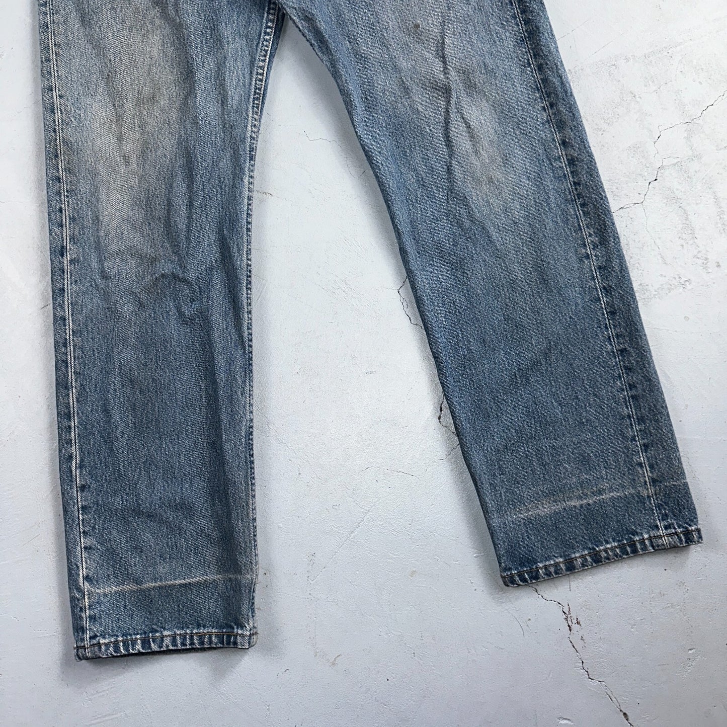 Levis 501 Vintage 90s USA XX Straight Leg Jeans Blue Med Wash 36x32 Act 34x30