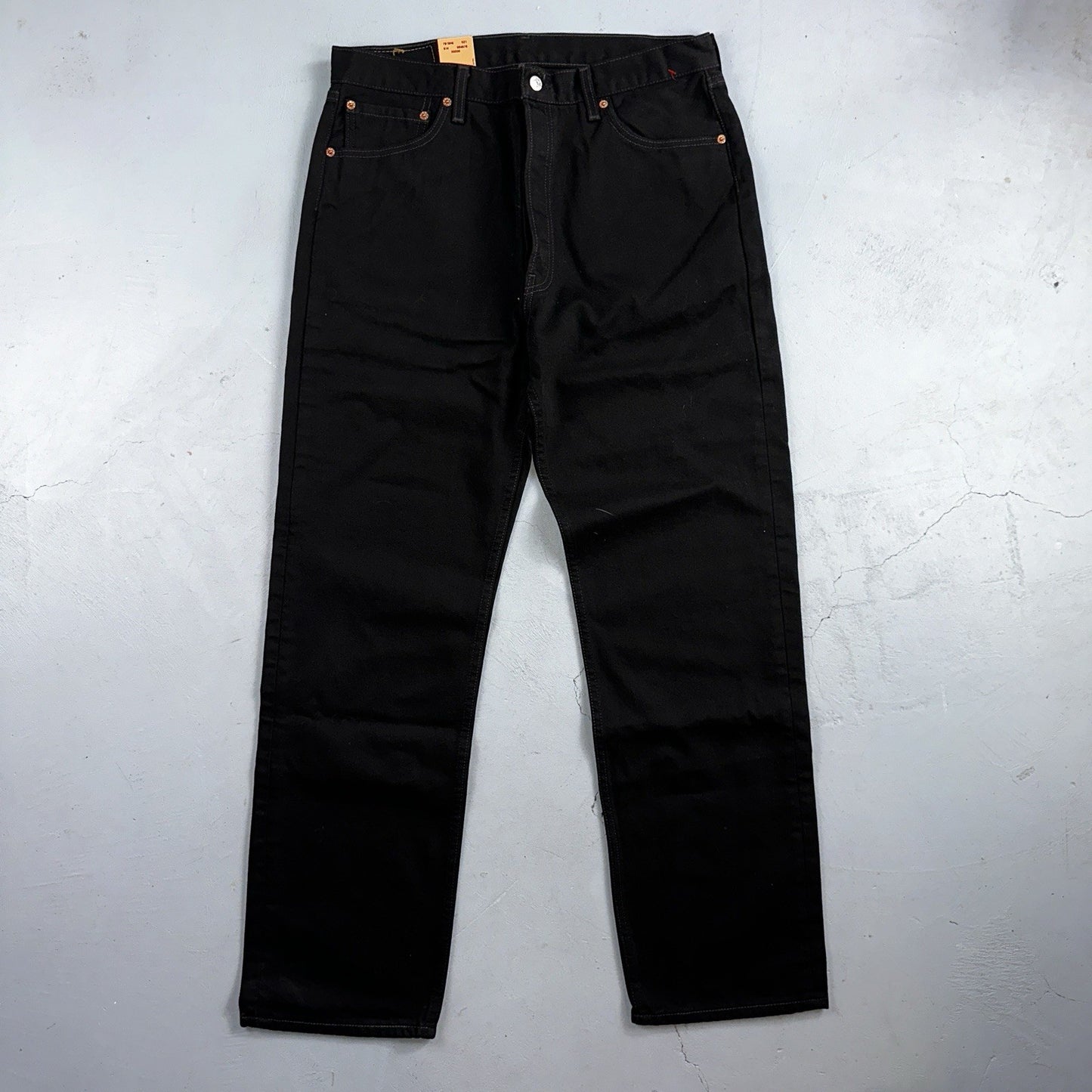 Levis 501 Deadstock Vintage 90s USA XX Straight Leg Jeans Black Dark Wash 36x32