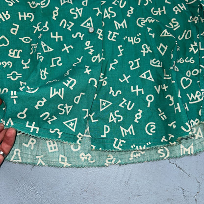 Levis 1950s Shorthorn Novelty Print Pearl Snap Sawtooth Shirt Rockabilly Western