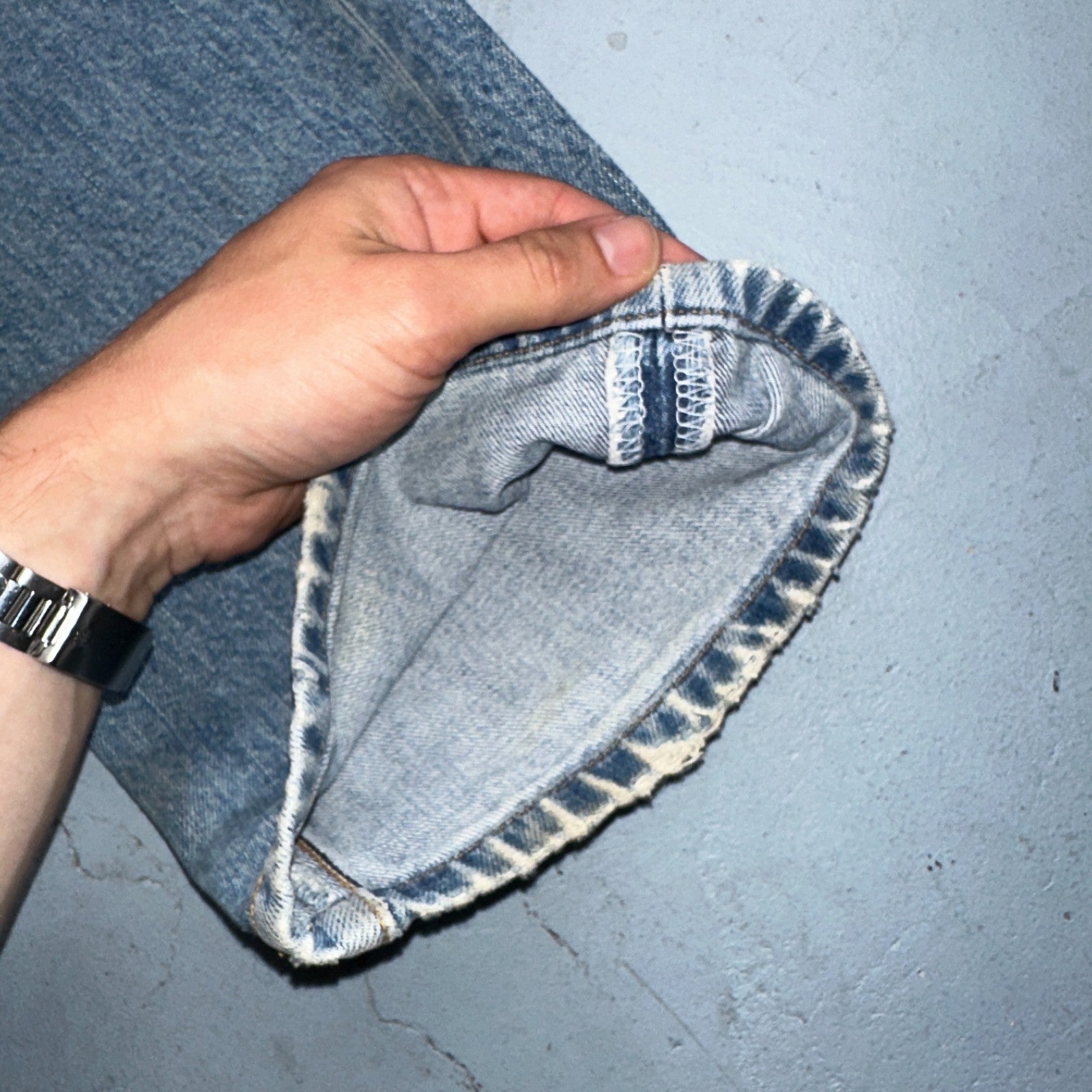 Levis 501 Vintage Y2K 90s XX Straight Leg Jeans Blue Light Wash 36x32 Act 33x30