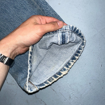 Levis 501 Vintage Y2K 90s XX Straight Leg Jeans Blue Light Wash 36x32 Act 33x30