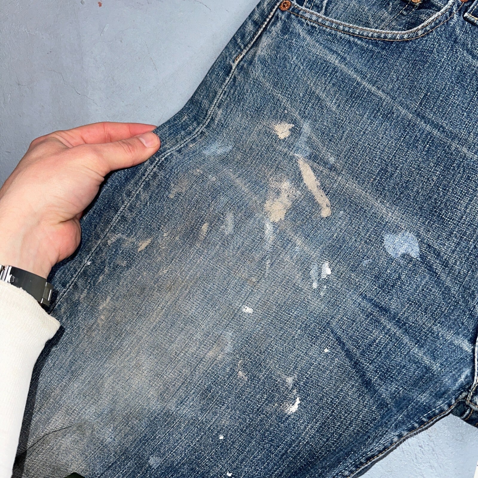 Levis 501 Vintage Y2K XX Straight Leg Jeans Blue Light Wash 34x32 Act 33x30