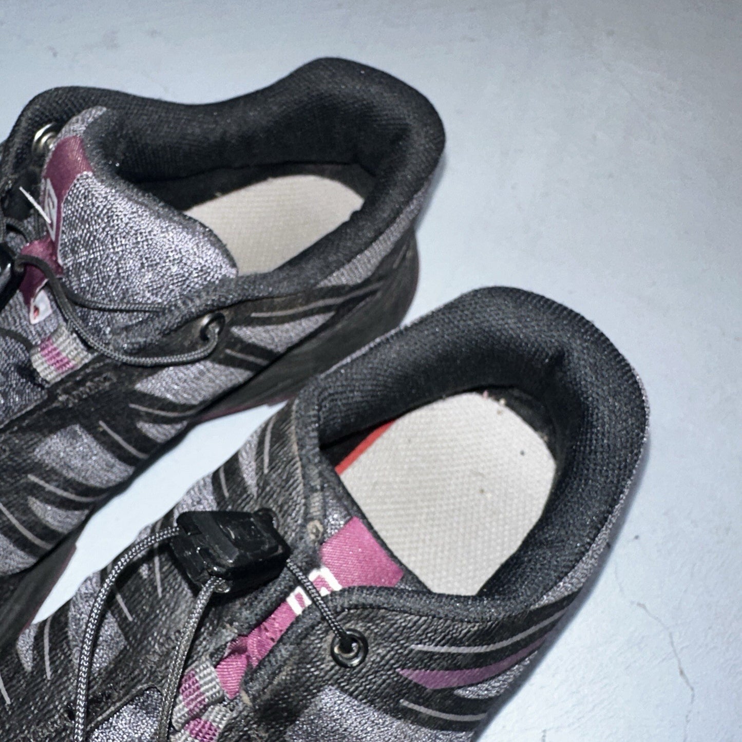 Salomon Ortholite Women's Cross Training Running Shoes - Size 7 Charcoal/Plum