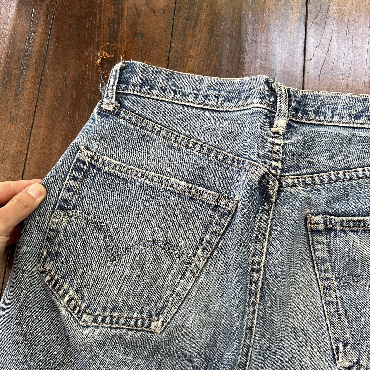 Vintage LEVIS 501XX Jeans Big E 1960s Denim Redline Selvedge 29x29 USA 60s 70s