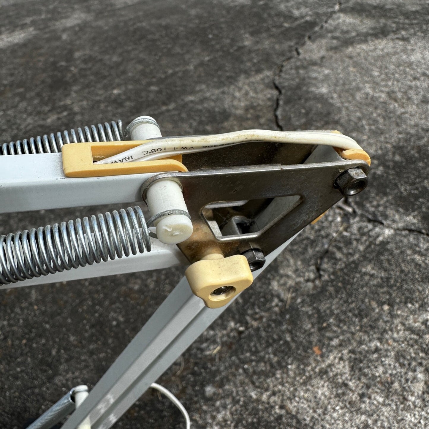 Vintage Industrial Lamp Articulating Workbench Light MCM Mid Century Style