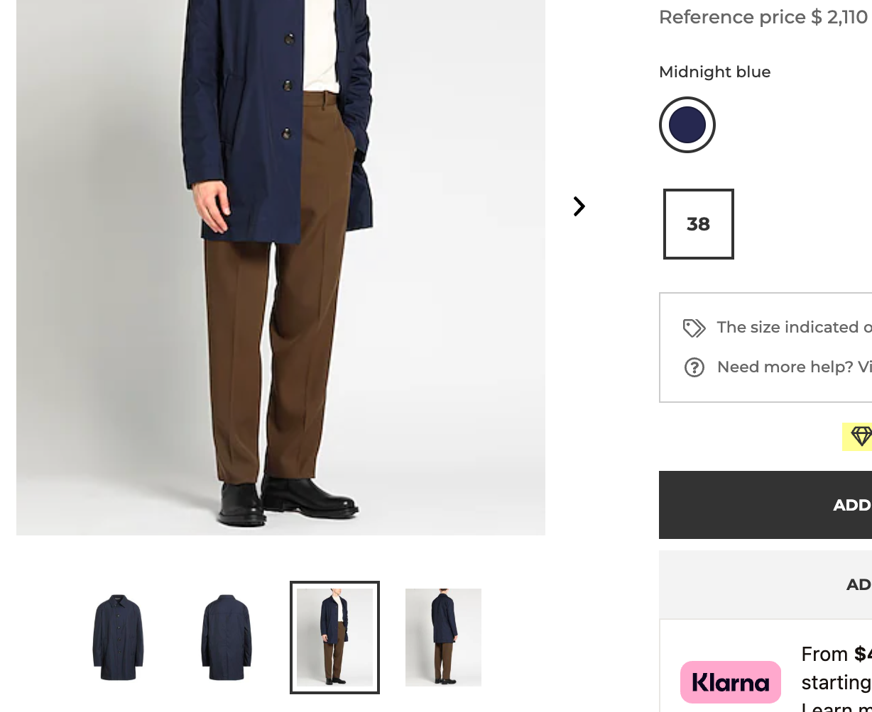 CANALI 1934 Water Repellent Car Coat Navy Rain Protection 54 Italy $2000 Retail