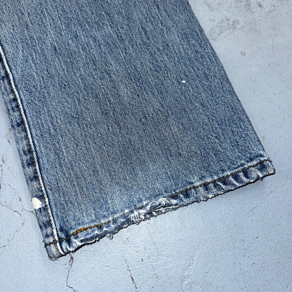 Levis 501 Vintage Y2K XX Straight Leg Jeans Blue Light Wash 34x32 Act 34x31
