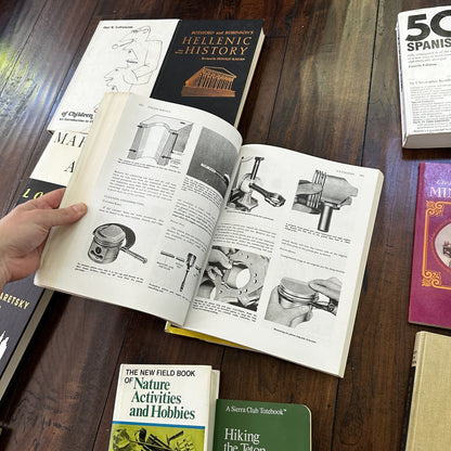 Lot 36 Cool Old Vintage Antique Rare Hardcover Random Books Green Coffee Table