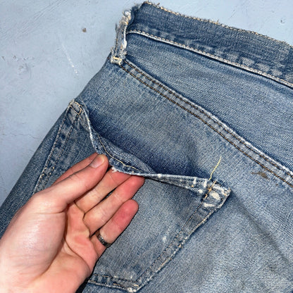 Levis 501 Big E Vintage 60s Redline Selvedge USA XX 1960s Jeans 66 Act 34x28