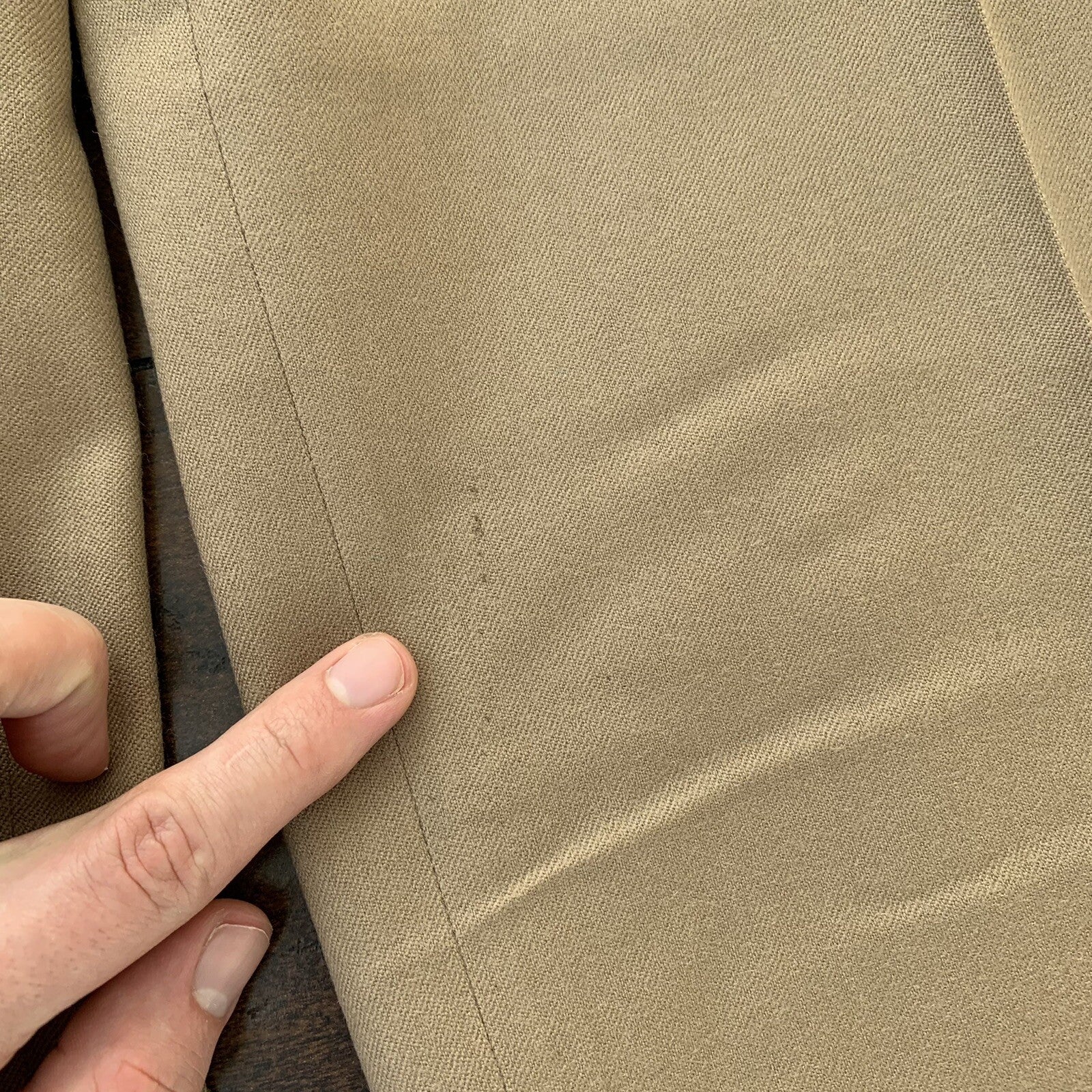 Vintage USA Talon Nordstrom Hunting Field Pants 34x28 Khaki Brown 60s Trouser