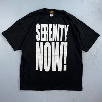 Seinfeld Serenity Now Black Ripple Junction T Shirt XL Vintage Style 90s Tv Show