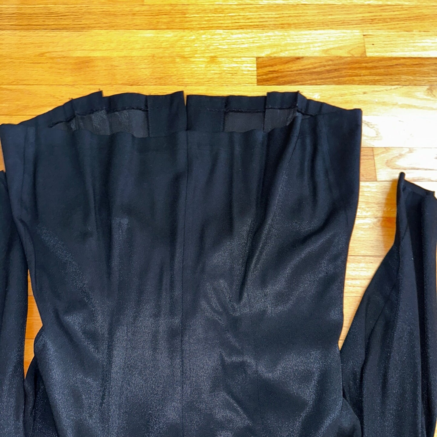 Lew Magram Blazer Jacket Womens Size 12 Black Pleated Work Office Button Up VTG