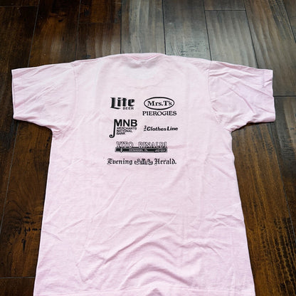 Coal Cracker Shenandoah Pennsylvania Vintage T Shirt PA NYC Pink Funny Marathon