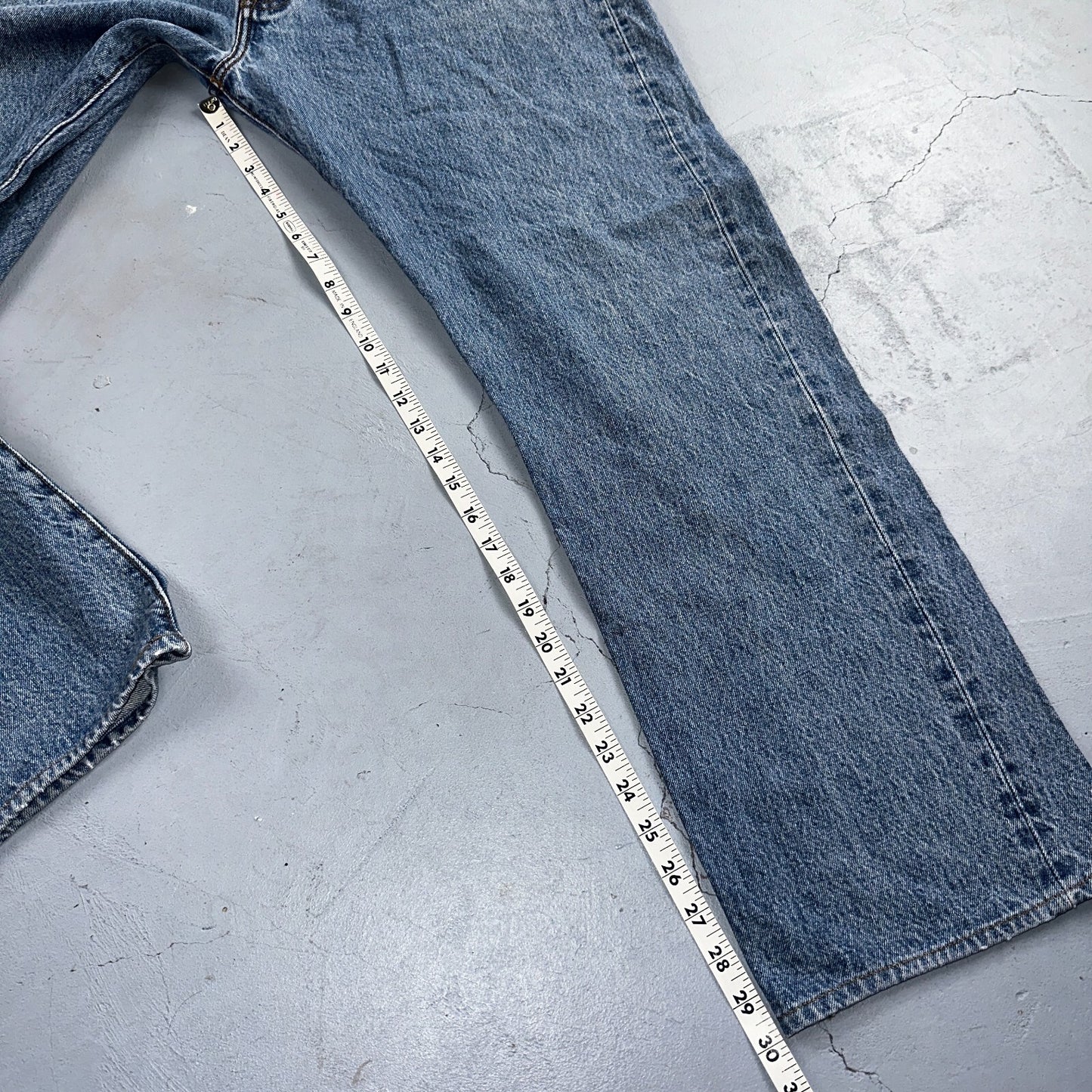 Levis 501 Y2K XX Straight Leg Jeans Blue VTG Light Wash 40x32 Act 40x30