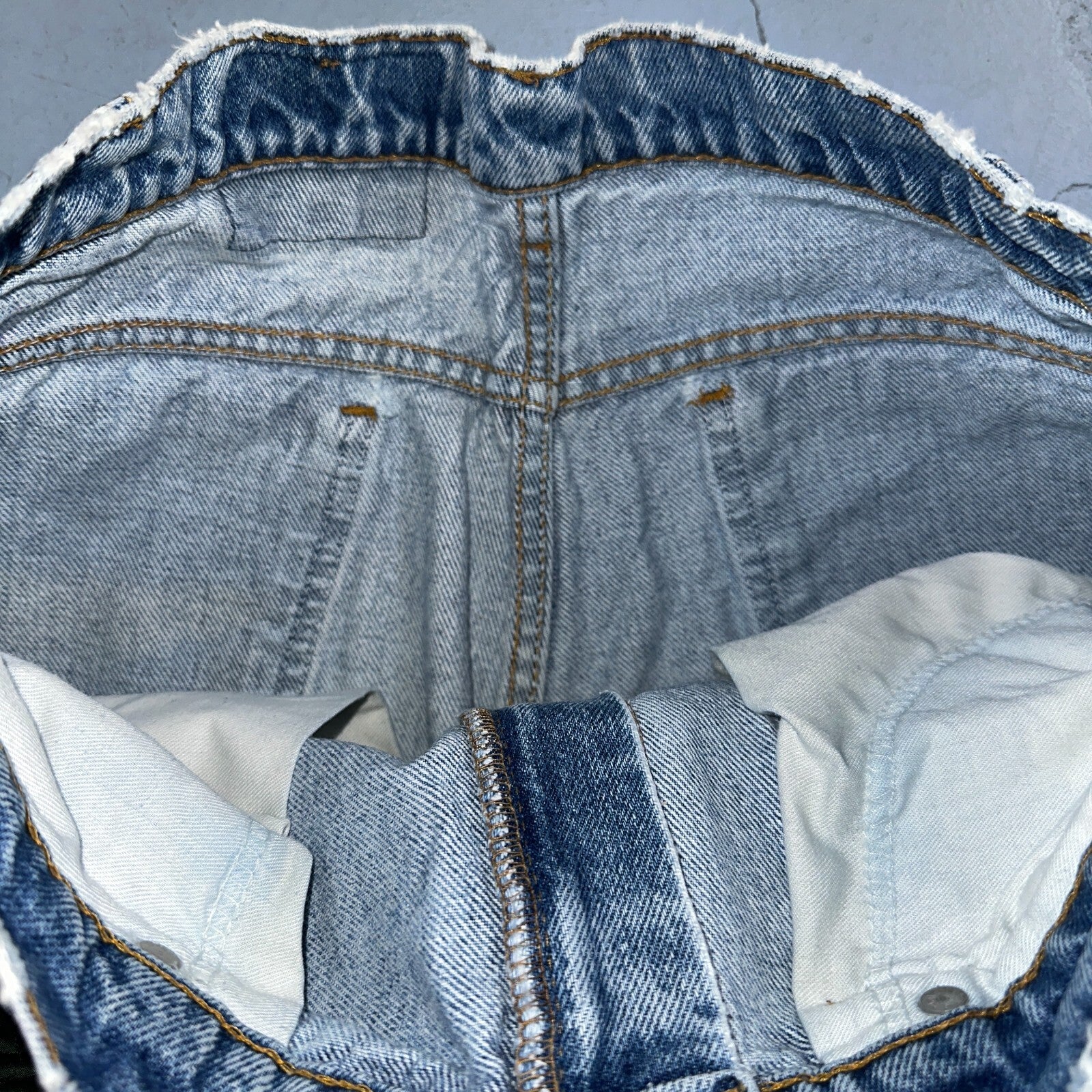 Levis 517 Vintage 90s USA Orange Tab Bootcut Flare Blue Worn Jeans Act 33x31