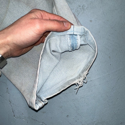 Levis 501 Vintage 90s Europe XX Straight Leg Jeans Light Wash 38x36 Act 35x27