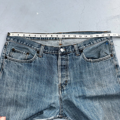 Levis 501 Vintage Y2K XX Straight Leg Jeans Blue Med Wash 38x36 Act 37x29