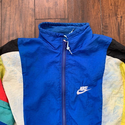 Vintage Nike MCENROE Full Zip Pullover Windbreaker Jacket USA Tennis 80s RARE