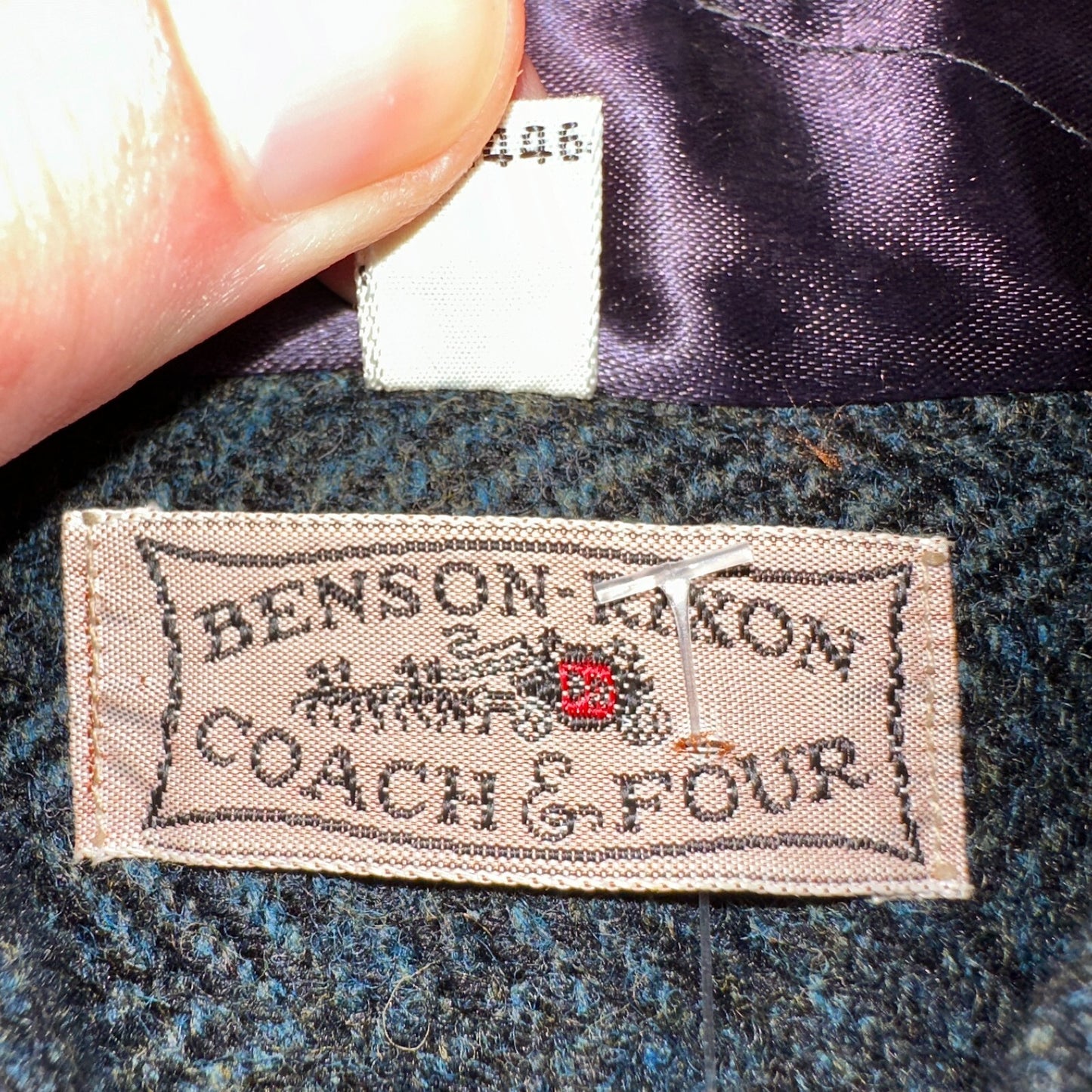 VTG Benson Rixon Shirt Mens M Button Down Dagger 60s 70s Rockabilly Herringbone