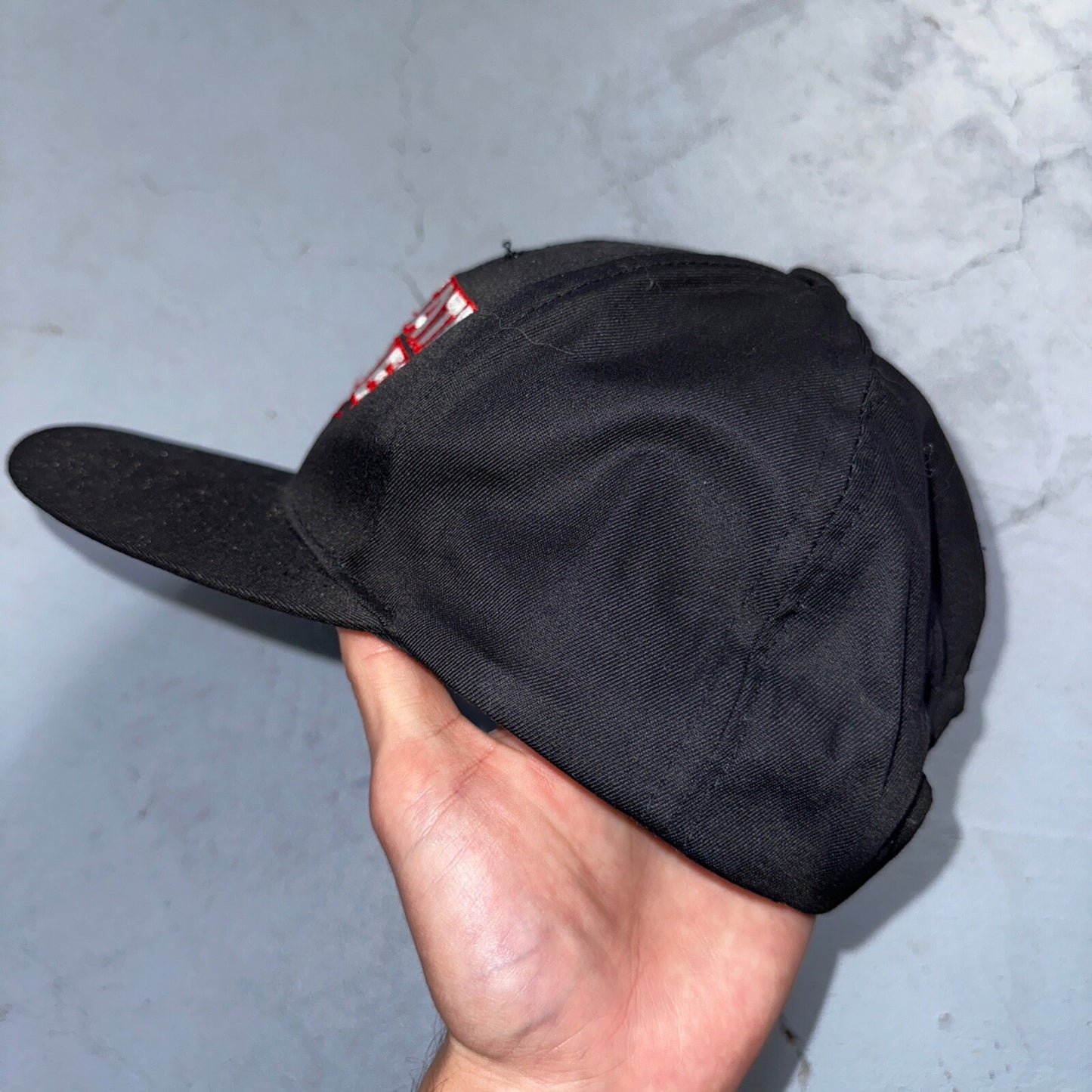 Interstate Batteries Racing Black VTG Hat Cap Snapback Nascar Racing Cool Cars