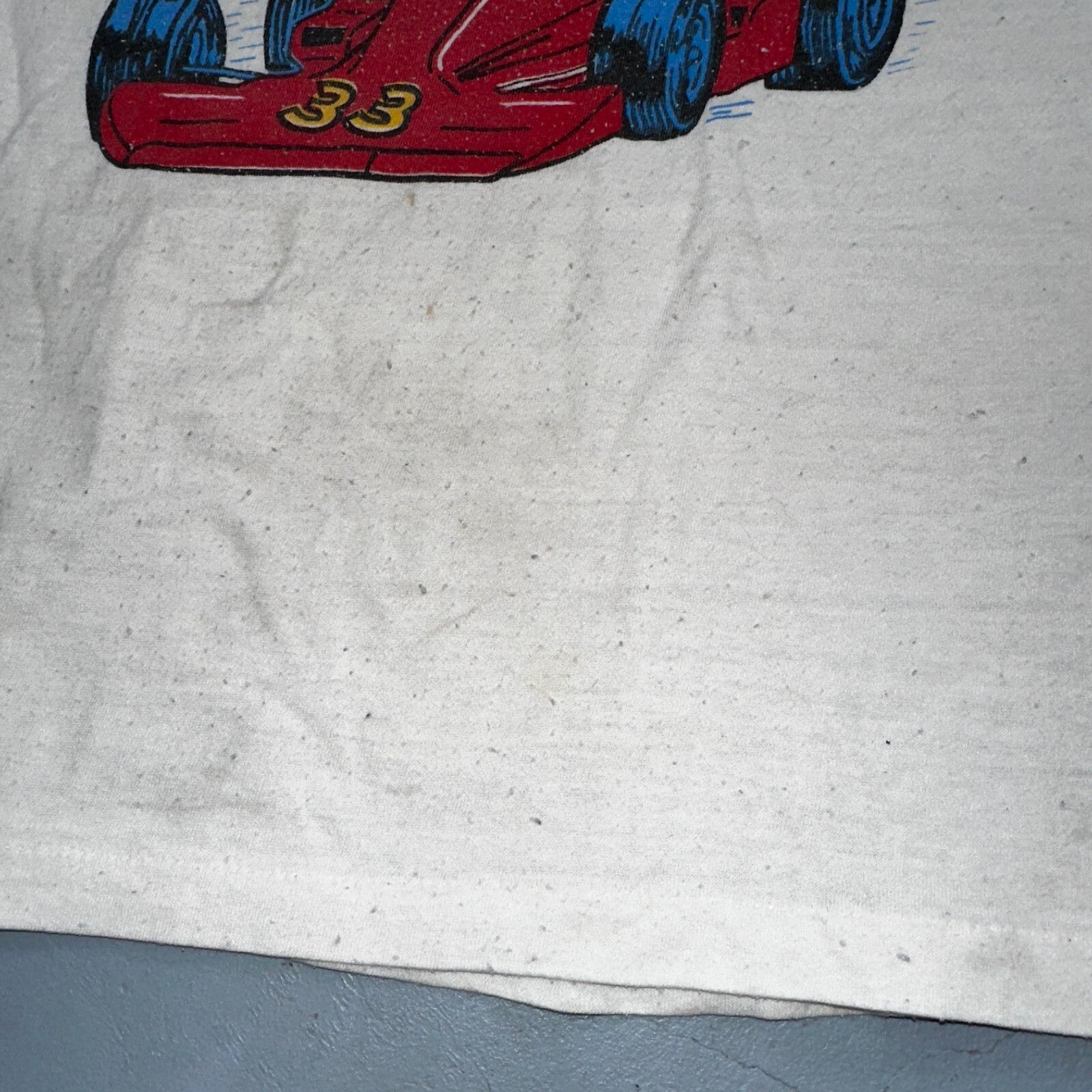 Indianapolis 500 70s Ringer VTG T Shirt 1970s Rare 33 Race Car Racing Motor