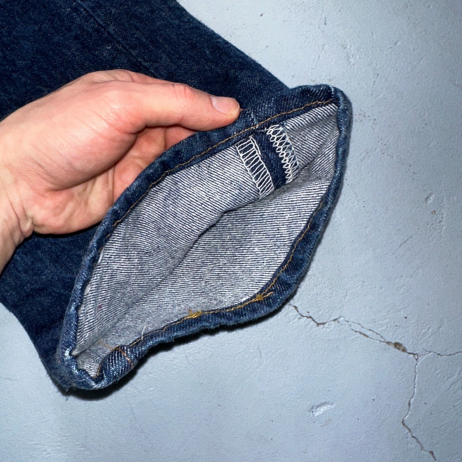 Levis 501 Vintage 90s USA XX Straight Leg Jeans Blue Dark Wash 34x34 Act 31x31