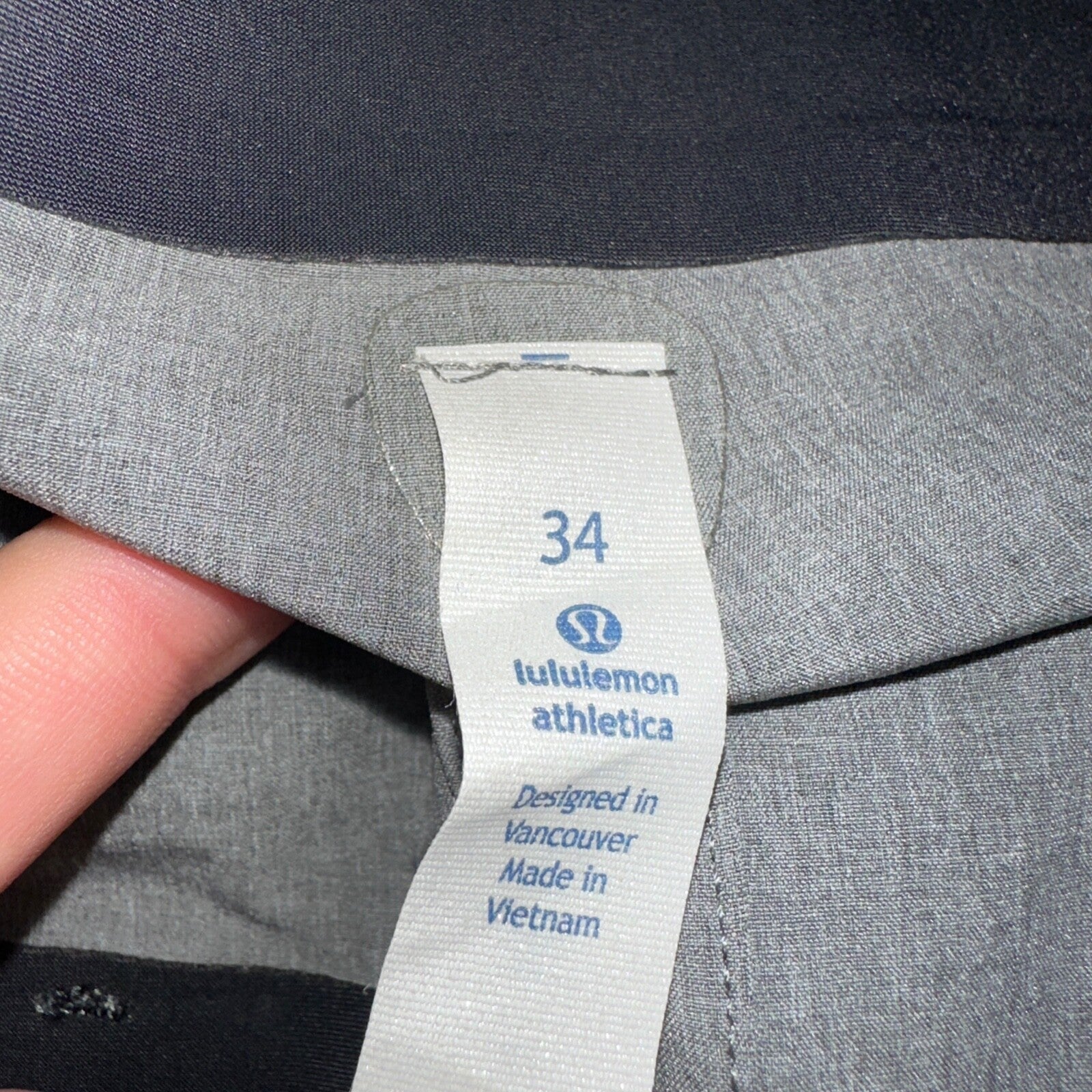 Lululemon Board Shorts Mens 34 Gray Swim Trunks Current State 7” Inseam Casual