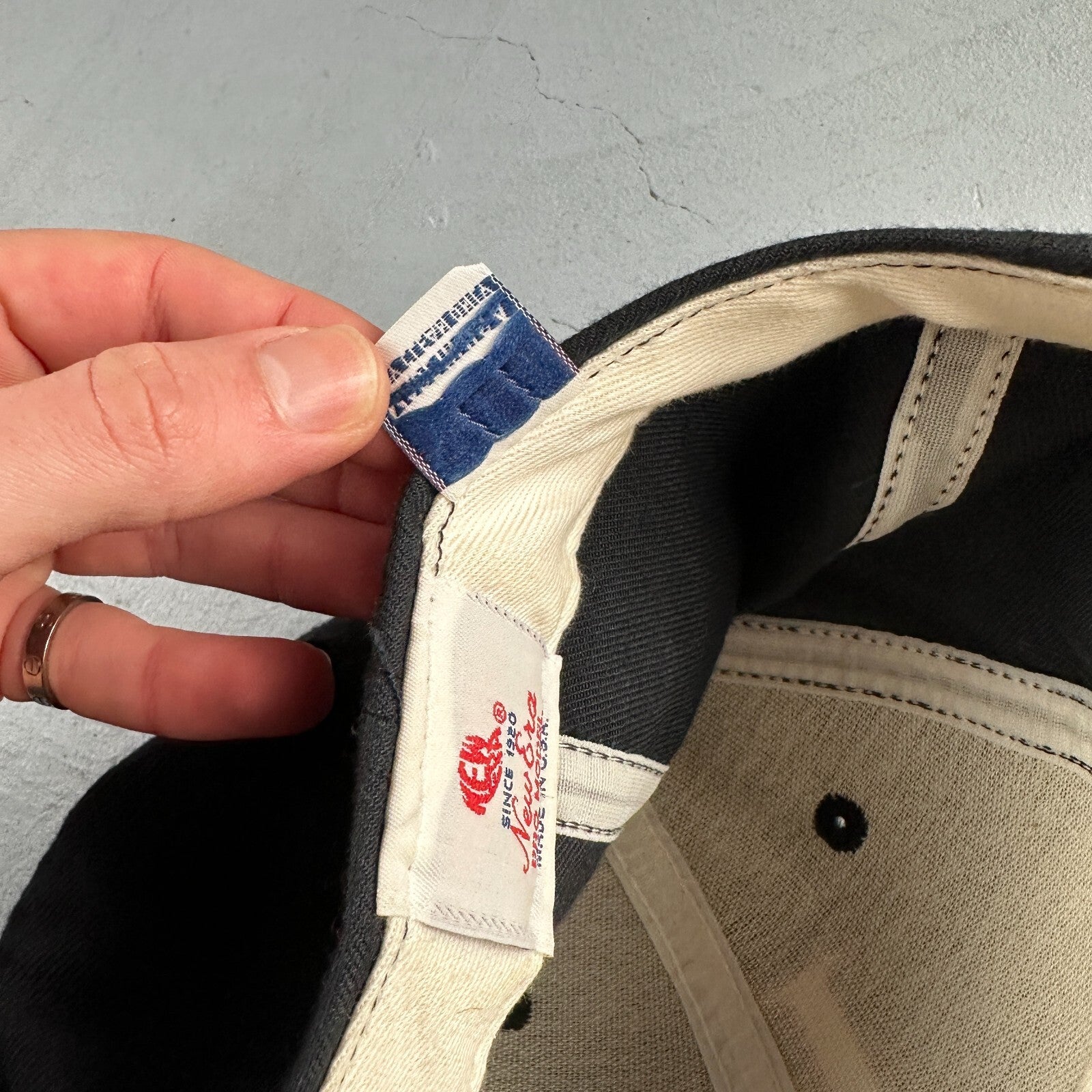 LC New Era USA MLB Fitted 7 1/2 Hat Major League Professional Baseball VTG Pro