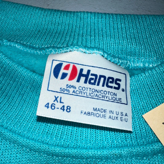 Hanes VTG Parlor Bears Crew Neck Sweatshirt Teddy Bear Collector TY 1980s XL