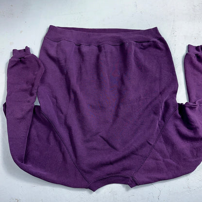 Oregon Flowers Art Painting VTG 90s Crewneck Sweatshirt 1990s Purple XL Hanes