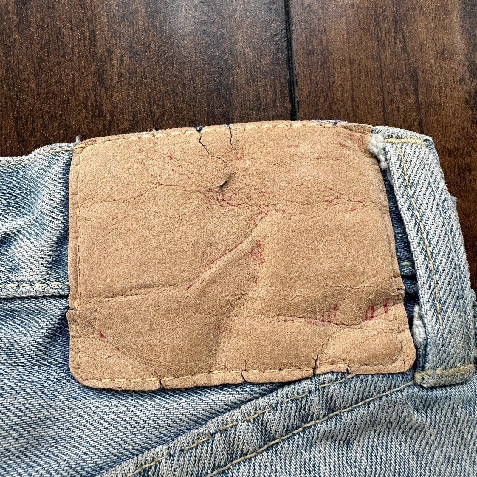 Levis 501 XX Big E True Vintage 50s Redline Hidden Rivets Jeans 1950s 60s 26x26