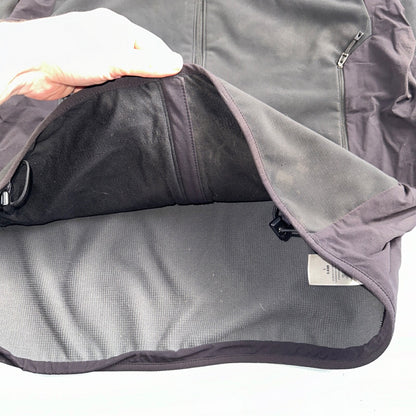 Patagonia Men’s L Black Adze Polartec Hybrid Jacket Coat Company Logo Full Zip