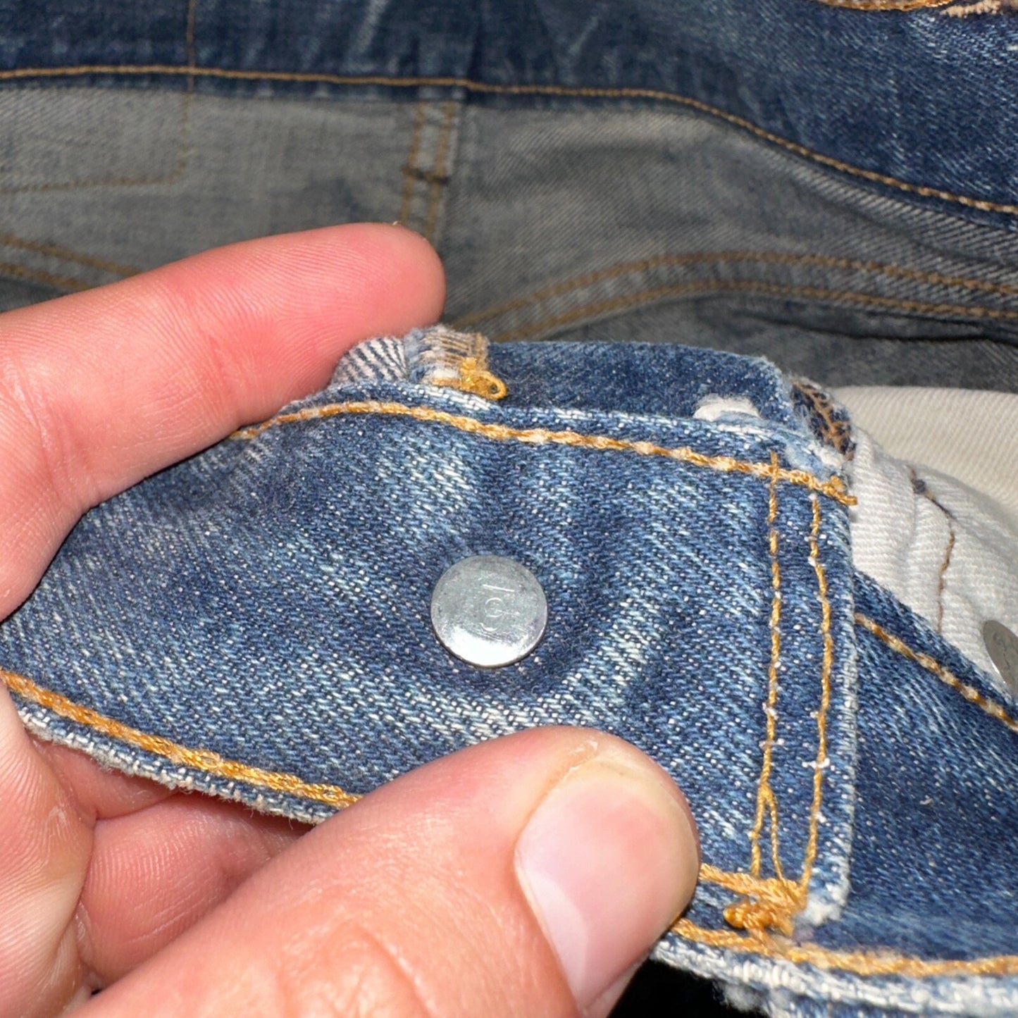 Levis 501 Big E Vintage 60s Redline Selvedge USA XX 1960s Jeans 66 Act 26x25
