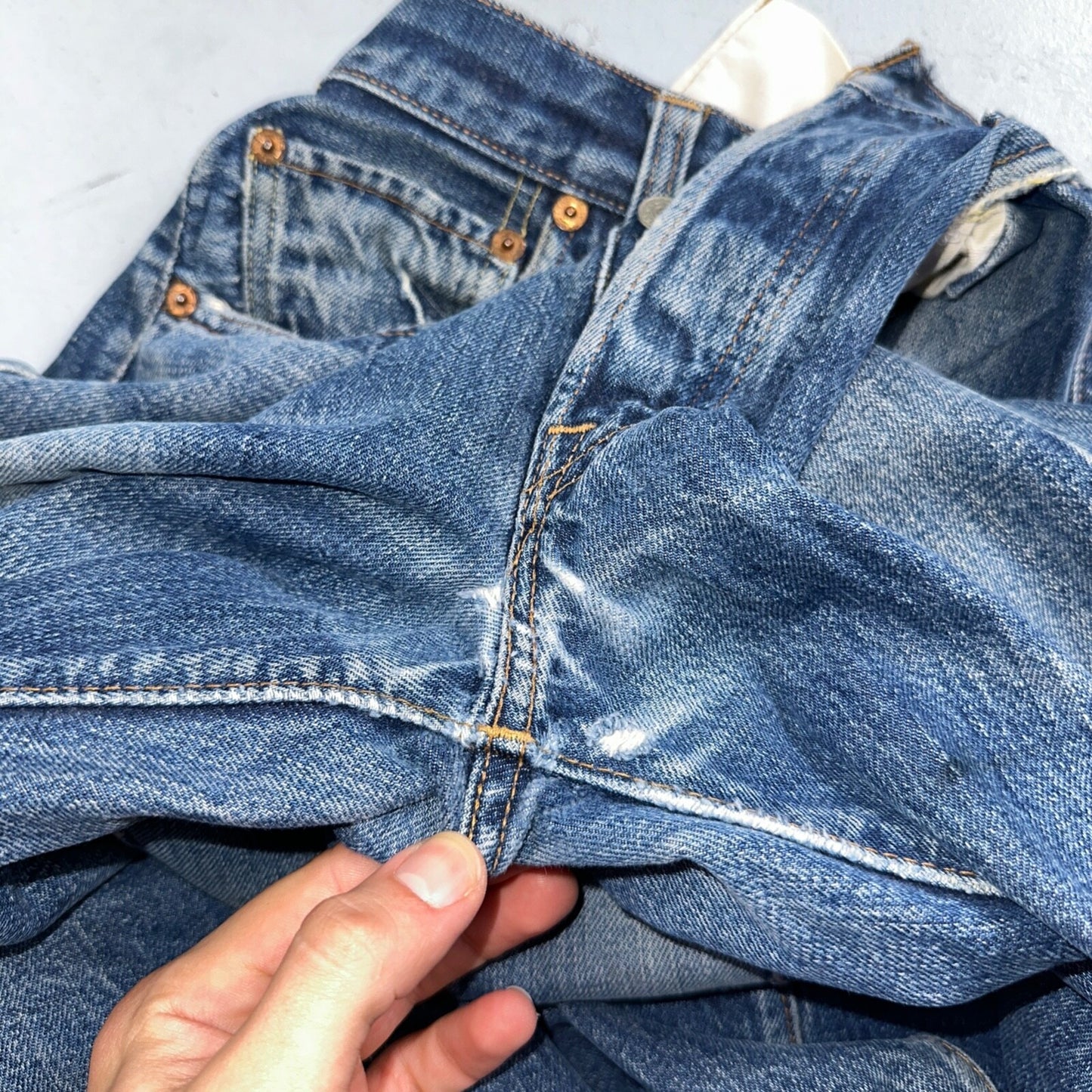 Levis 501 Big E Vintage 60s Redline Selvedge USA XX 1960s Jeans 66 Act 26x27